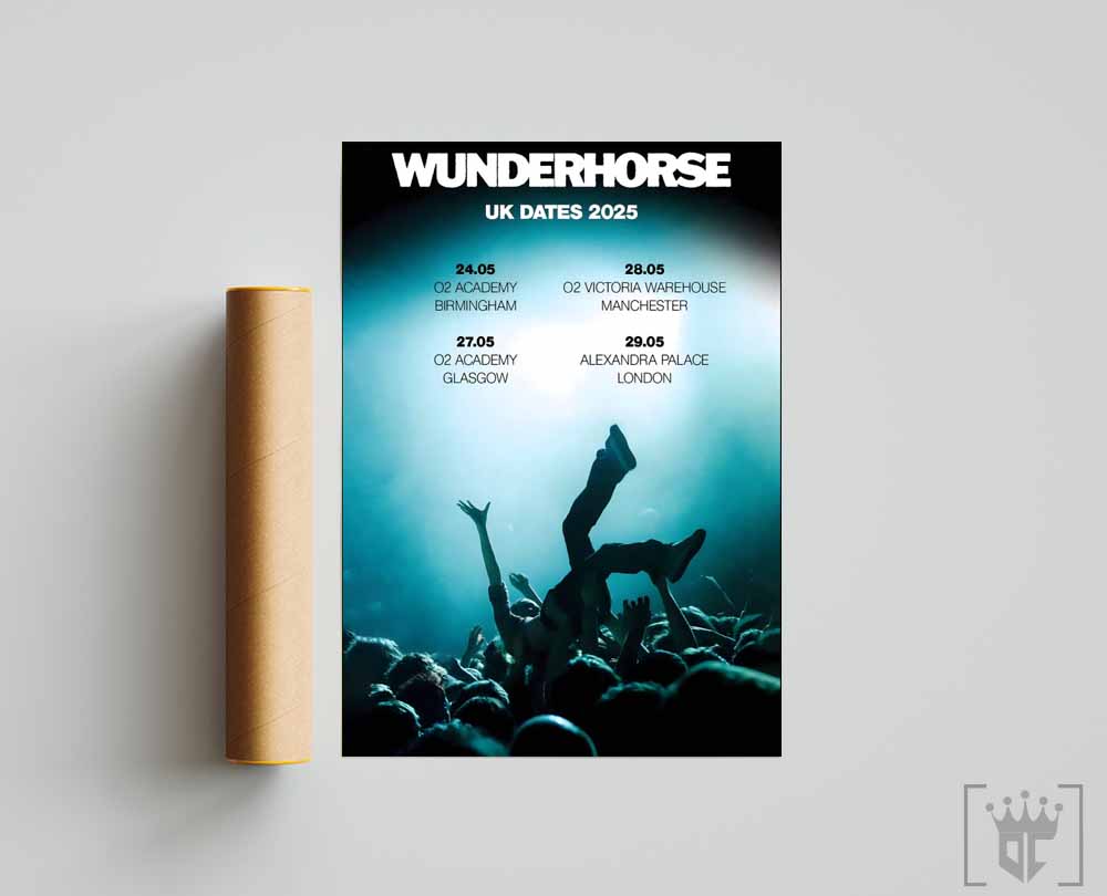 Wunderhorse Midas 2025 Uk Tour Poster Print 2 430613