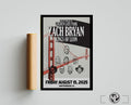 Zach Bryan Aug 15 2025 Golden Gate Park San Francisco Ca Tour Poster Portrait Poster